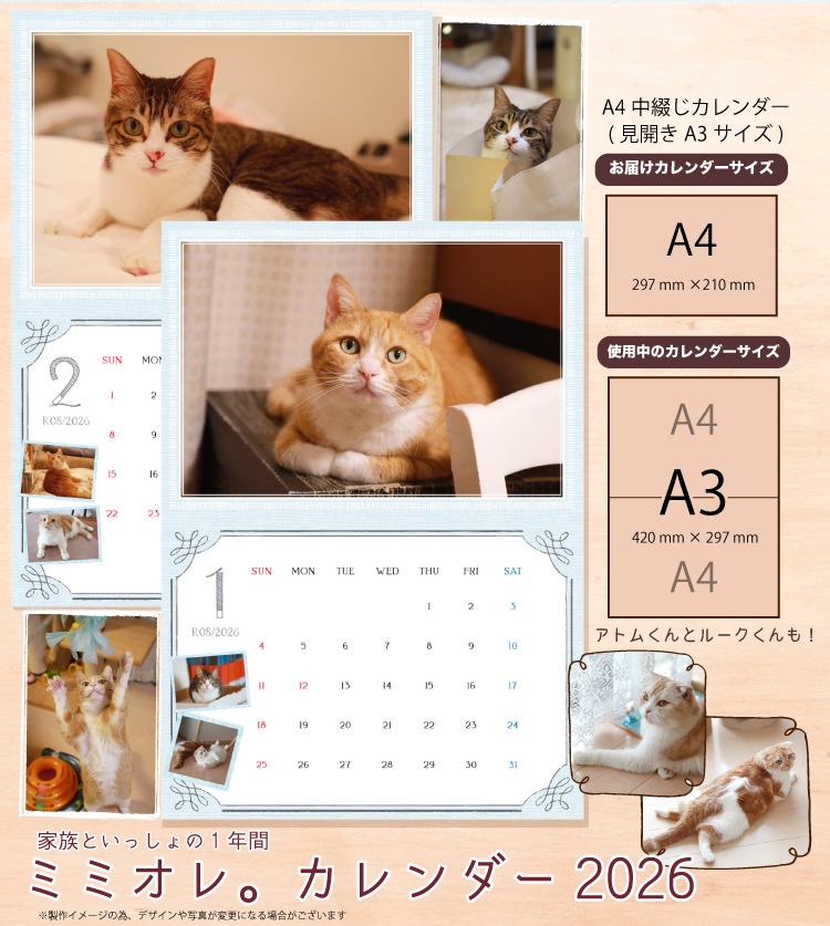 東京キャットガーディアンカレンダー