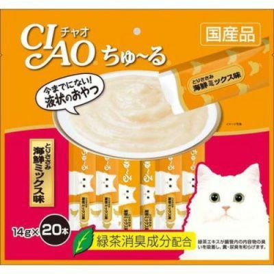 ちゅーるグルメ かつお海鮮バラエティ 14g x120本【同梱A