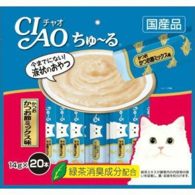 ちゅーるグルメ かつお海鮮バラエティ 14g x120本【同梱A