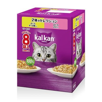 キャットフード 猫 パウチ【60g/1袋】8袋 カルカン パウチ 2種の